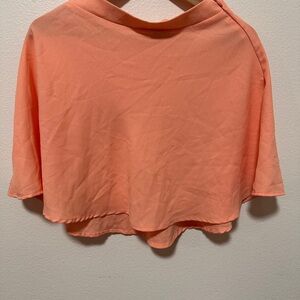 Charlotte Russe Coral A-Line Skirt